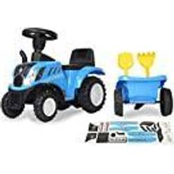 Jamara Rutscher New Holland t7 Traktor blau 1 [Levering: 2-3 dage]